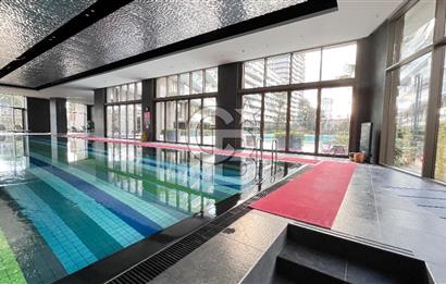 Folkart İncity'de Havuz Cephe Balkonlu Eşyalı Kiralık 1+1 Daire