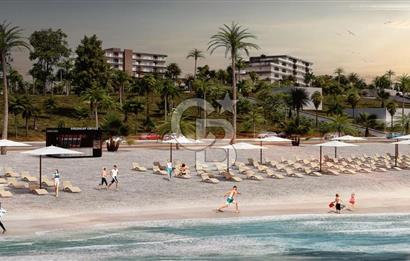 TAM DENİZ MANZARALI,DENİZE 120 M,LÜKS 2+1 BALKONLU,KYBELE EVLERİ