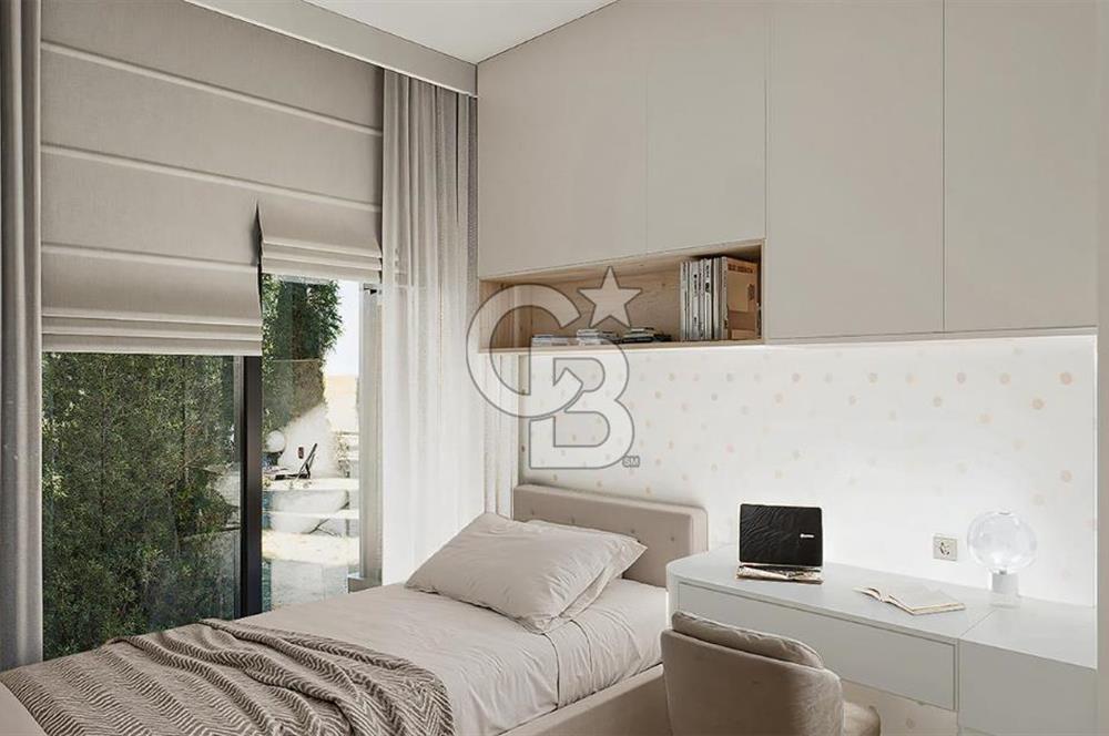 TAM DENİZ MANZARALI,DENİZE 120 M,LÜKS 2+1 BALKONLU,KYBELE EVLERİ