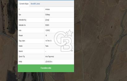 ANKARA KONYA KARAYOLUNA CEPHE, KONYA YÖNÜNDE SATILIK TARLA