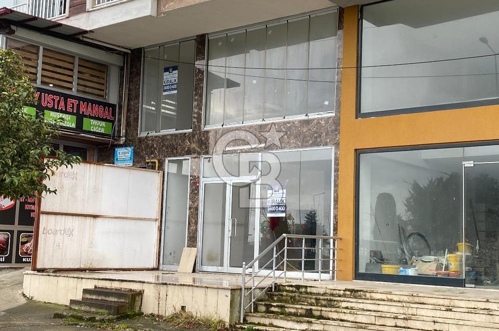 ARSİN YEŞİLYALI'DA YOLA CEPHELİ GALERİ KATLI KİRALIK DÜKKAN