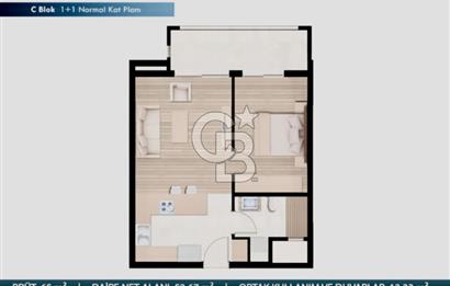 ÇİĞLİ ATAŞEHİR B LİFE 1 SİTESİ'NDE KİRALIK 1+1 DAİRE