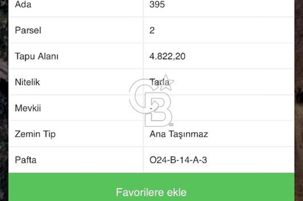 SİNANDEĞİRMENİNDE 1607 M2 YOLA SIFIR