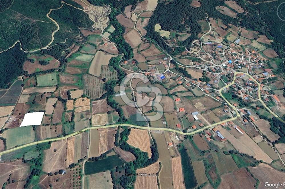 Kazdağları’nın Eteklerinde, Termal Turizm Bölgesinde Bungalovlu 3448 m² SATILIK Tarla!