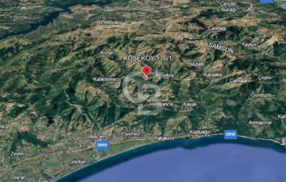 SAMSUN/ALAÇAM-KÖSEKÖY'DE*5.738 m2*MÜSTAKİL TAPULU SATILIK TARLA