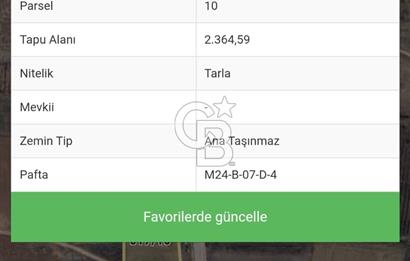 ISPARTA KEÇİBORLU KILIÇ YOLU UZERİ SATILIK TARLA