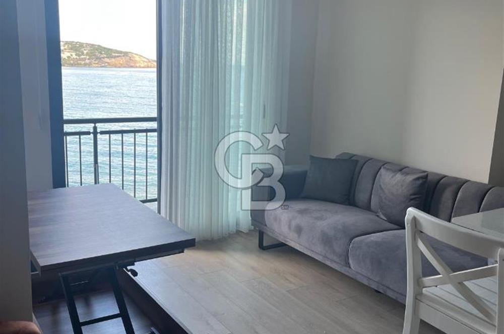 Karaburun Mordoğan Merkez'de Denize Sıfır 2+1 Daire