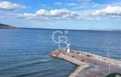 Karaburun Mordoğan Merkez'de Denize Sıfır 2+1 Daire