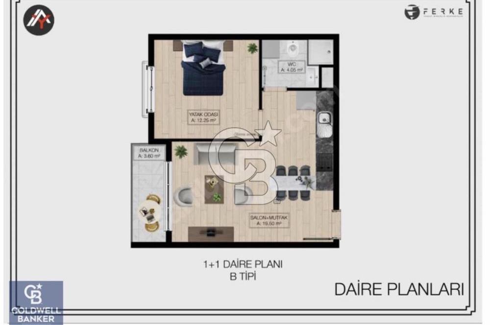 Sakarya Adapazarı'nda 1+1 Satılık Projeden Daire