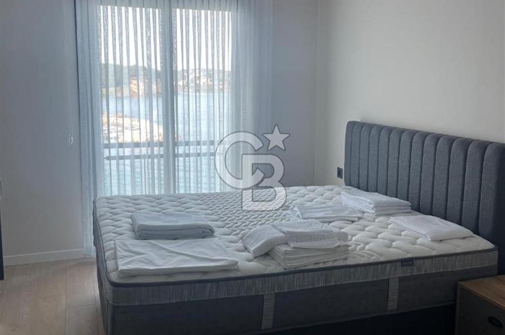 Karaburun Mordoğan Merkez'de Denize Sıfır 2+1 Daire