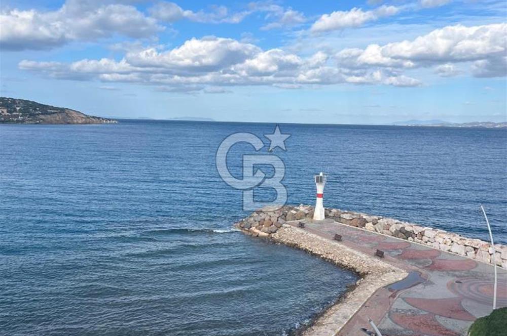 Karaburun Mordoğan Merkez'de Denize Sıfır 2+1 Daire