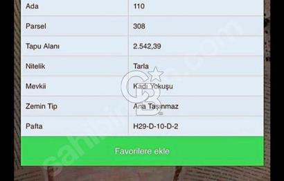 KAHRAMANKAZAN'da SATILIK TARLA