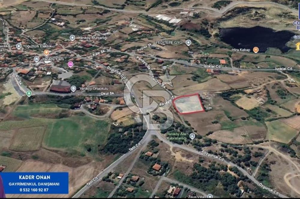 YENİKÖY'DE YENİ ŞEHİR PROJESİNDE SATILIK TARLA