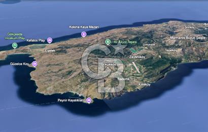 Gökçeada Yeni mahalle Güzelce Koyunda Satılık 7335 M2 Tarla