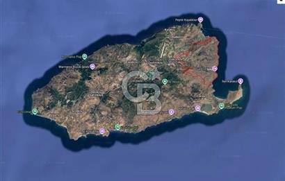 Gökçeada Yeni mahalle Güzelce Koyunda Satılık 7335 M2 Tarla