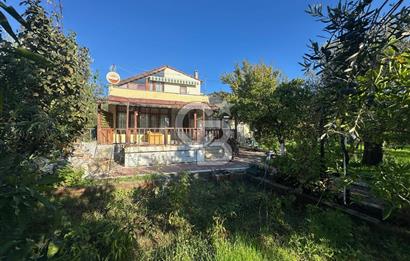 AYVACIK AHMETÇE EŞSİZ KONUMDA DENİZE 40 MT SATILIK VİLLA & ARAZİ