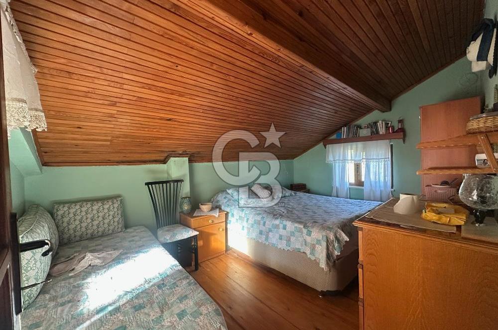 AYVACIK AHMETÇE EŞSİZ KONUMDA DENİZE 40 MT SATILIK VİLLA & ARAZİ