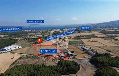 ÇANAKKALE MERKEZ DARDANOS’TA 16.910 m² SATILIK TARLA