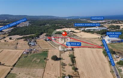 ÇANAKKALE MERKEZ DARDANOS’TA 16.910 m² SATILIK TARLA