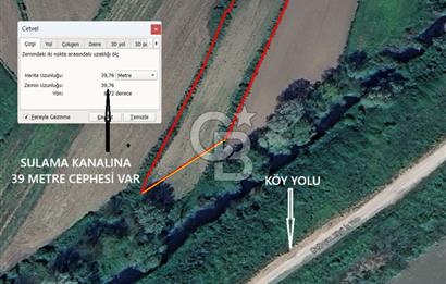 HENDEK SOĞUKSU DA SATILIK 11984 METREKARE TARLA