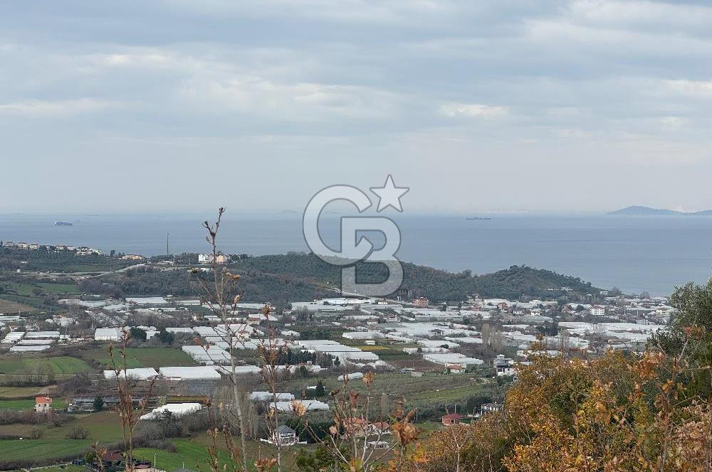 YALOVA TERMAL AKKÖY SATILIK DENİZ VE DOĞA MANZARALI ARSA 1.123M2