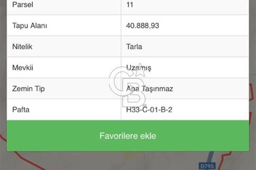 ÇORUM ALACA KARGIN UZAMIŞ MEVKİİ 8.177 M2 SATILIK TARLA