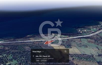 ÇANAKKALE LAPSEKİ ŞEVKETİYE’DE 1/3 HİSSELİ  SATILIK TARLA