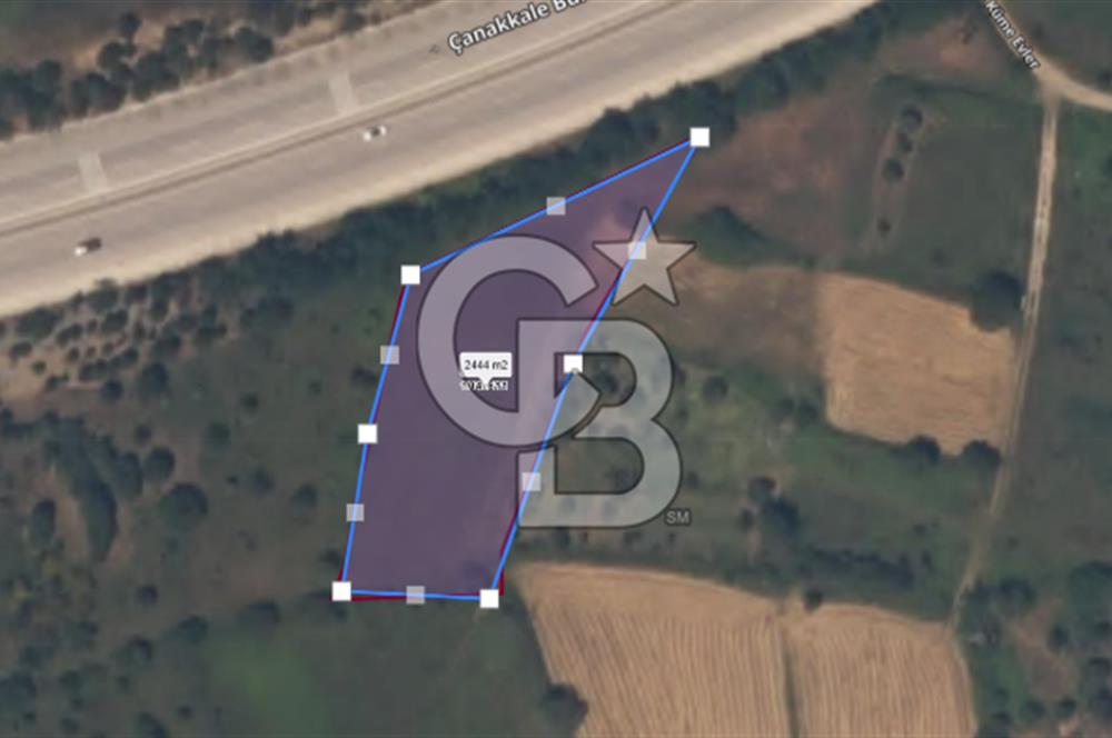 ÇANAKKALE LAPSEKİ ŞEVKETİYE’DE 1/3 HİSSELİ  SATILIK TARLA