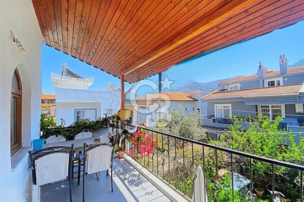 MARMARİS TURUNÇ'TA MERKEZİ KONUMDA SATILIK MÜSTAKİL TRİPLEKS EV