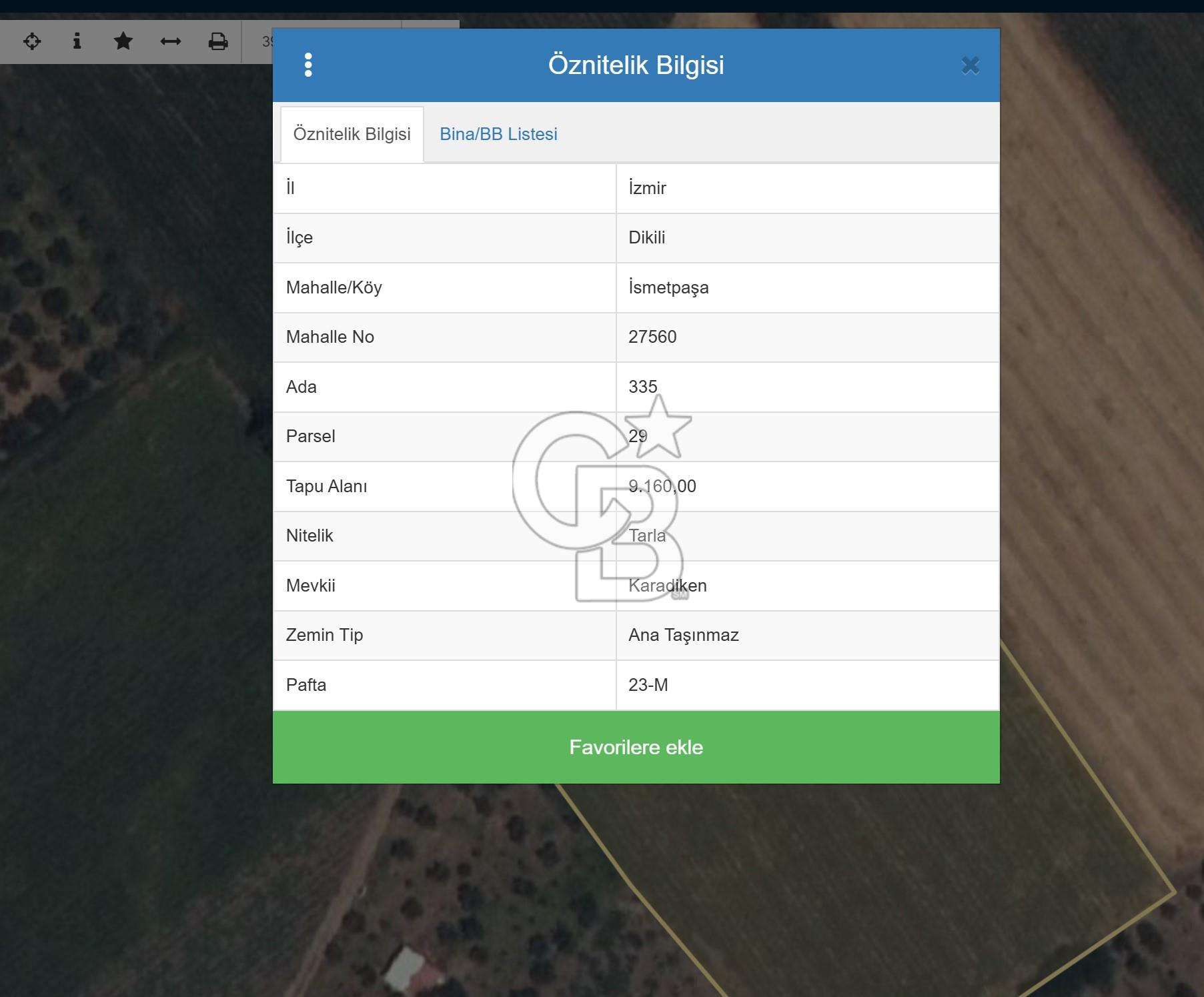 COLDWELL BANKER ROUTE | İSMETPAŞA'DA SATILIK TARLA