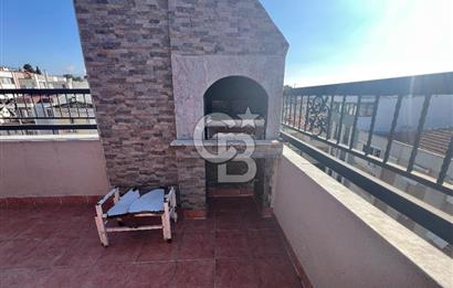 Buca Valirahmibey Mahallesinde 360 m² Teraslı, Jakuzili, Şömineli Dubleks