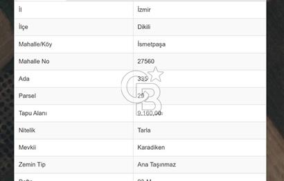 COLDWELL BANKER ROUTE | KIROBA'DA SATILIK ARSA