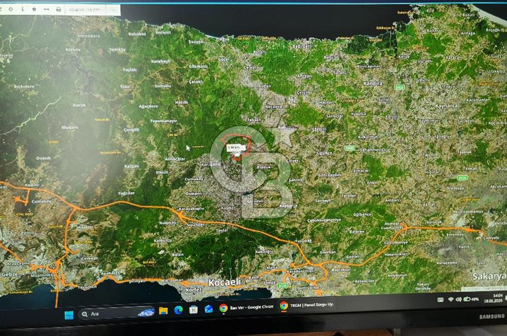 KANDIRA ÇAKMAKLAR KÖYÜ ACİL SATILIK FIRSAT ARAZİ