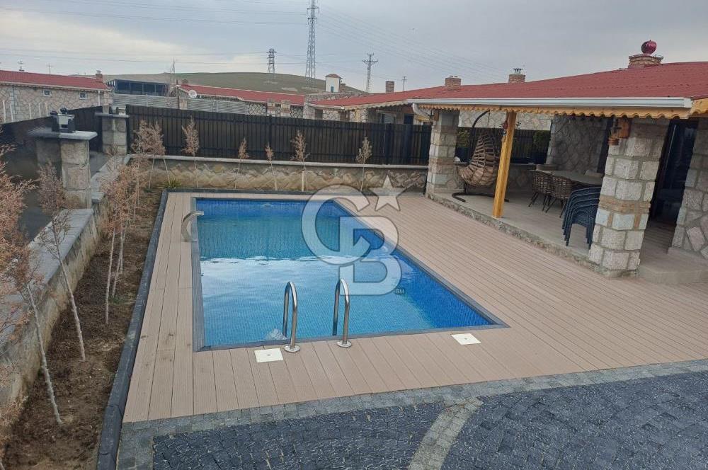 Sincan Temelli'de Site İçinde Satılık 2+1 Havuzlu Taş Villa