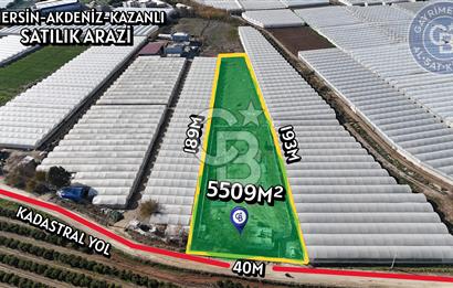 MERSİN- AKDENİZ-KAZANLI 5509M² SATILIK ARAZİ
