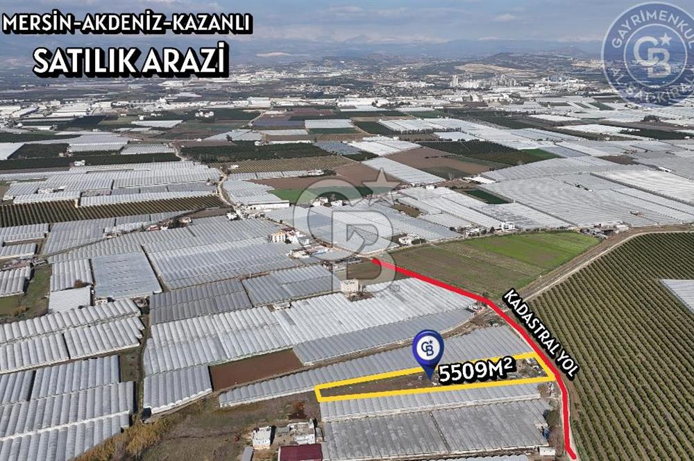 MERSİN- AKDENİZ-KAZANLI 5509M² SATILIK ARAZİ