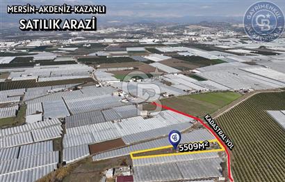 MERSİN- AKDENİZ-KAZANLI 5509M² SATILIK ARAZİ