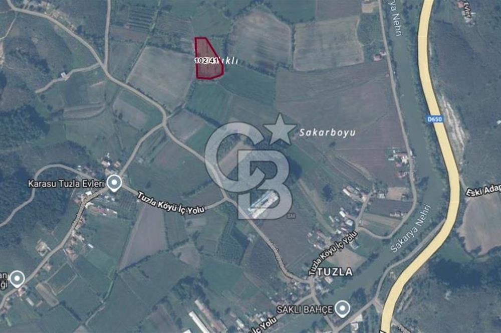 KARASU TUZLA KÖYÜNDE SATILIK MÜSTAKİL TARLA