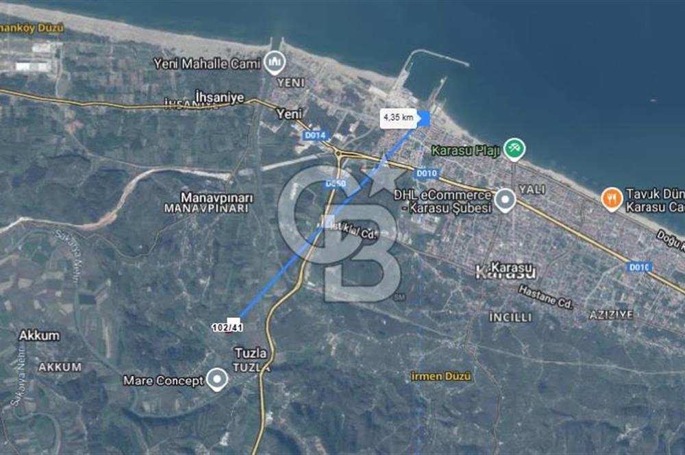 KARASU TUZLA KÖYÜNDE SATILIK MÜSTAKİL TARLA