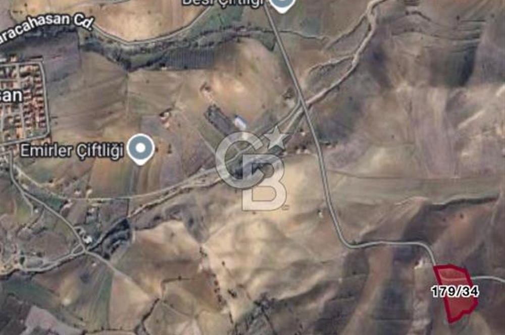 ELMADAĞ KARACAHASAN MAH'DE TEK TAPU 13 DÖNÜM SULU TARLA