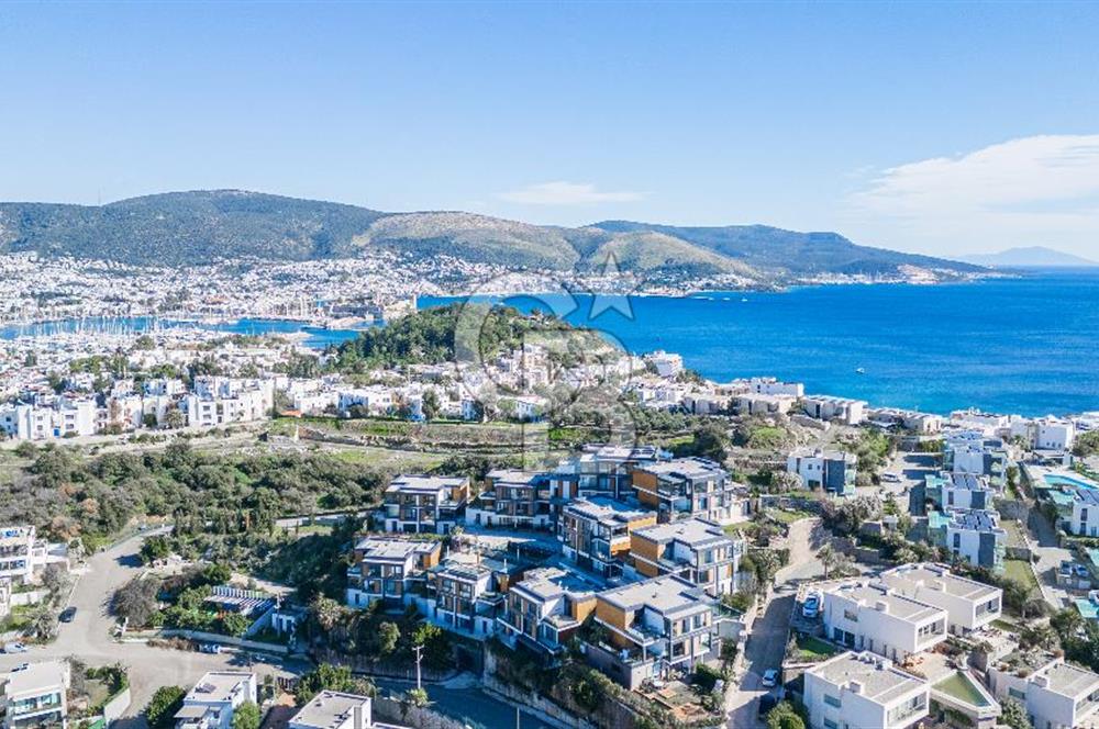 Bodrum Bardakçıda deniz manzaralı daire