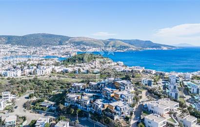 Bodrum Bardakçıda deniz manzaralı daire
