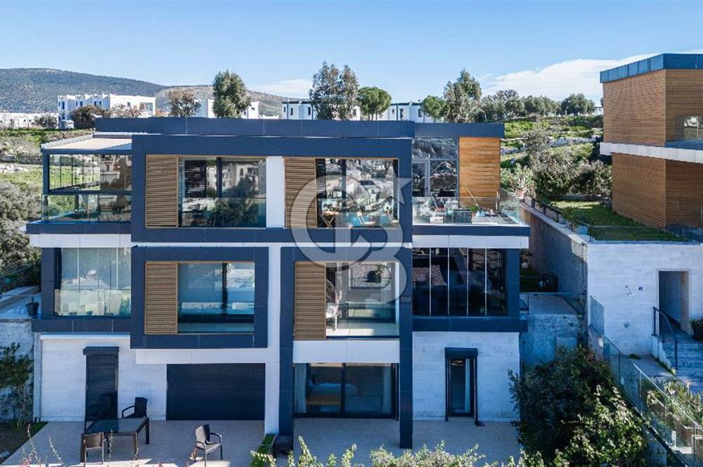 Bodrum Bardakçıda deniz manzaralı daire