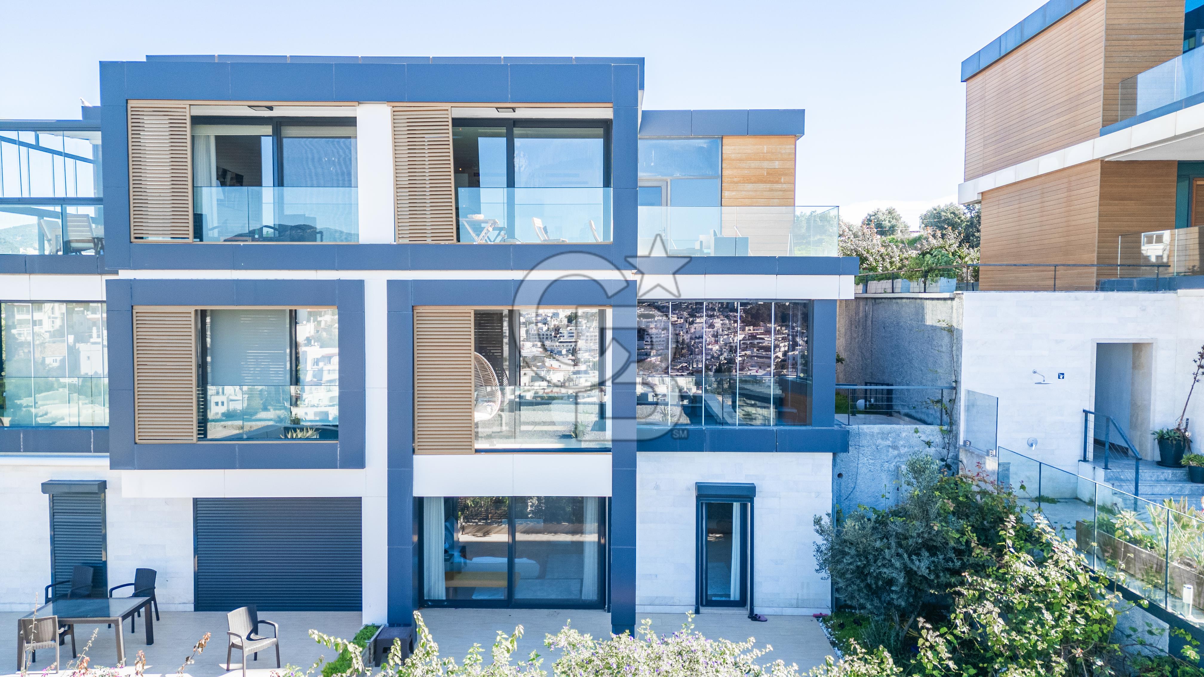 Bodrum Bardakçıda deniz manzaralı daire