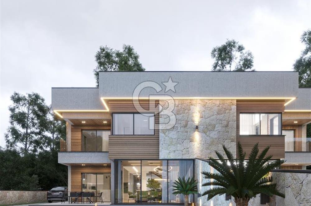 FOÇA KOZBEYLİ'DE 5+1 TRİPLEX LOFT HAVUZLU SATILIK MÜSTAKİL VİLLA