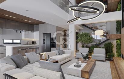 FOÇA KOZBEYLİ'DE 5+1 TRİPLEX LOFT HAVUZLU SATILIK MÜSTAKİL VİLLA