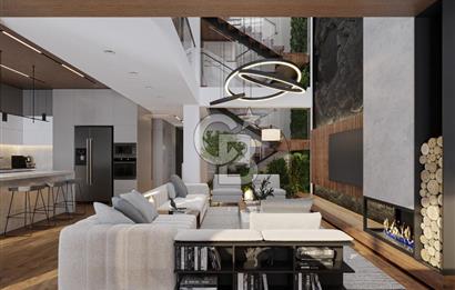 FOÇA KOZBEYLİ'DE 5+1 TRİPLEX LOFT HAVUZLU SATILIK MÜSTAKİL VİLLA