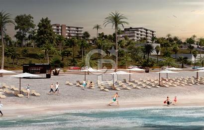 TAM DENİZ MANZARALI,DENİZE 120 M,LÜKS 2+1 BALKONLU,KYBELE EVLERİ