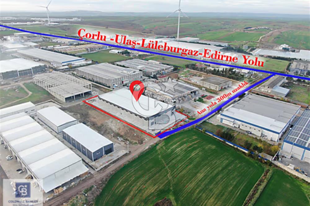 Tekirdağ Ergene Ulaş OSB de 9.413,73 m2 Satılık Depo