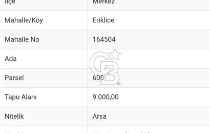 KIRKLARELİ MERKEZ ERİKLİCE DE 346 MT. VİLLA İMARLI ARSA